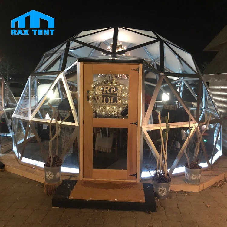 

Most Popular in Europe Geodesic Dome Garden Igloo with Glass for Family and Friend Party