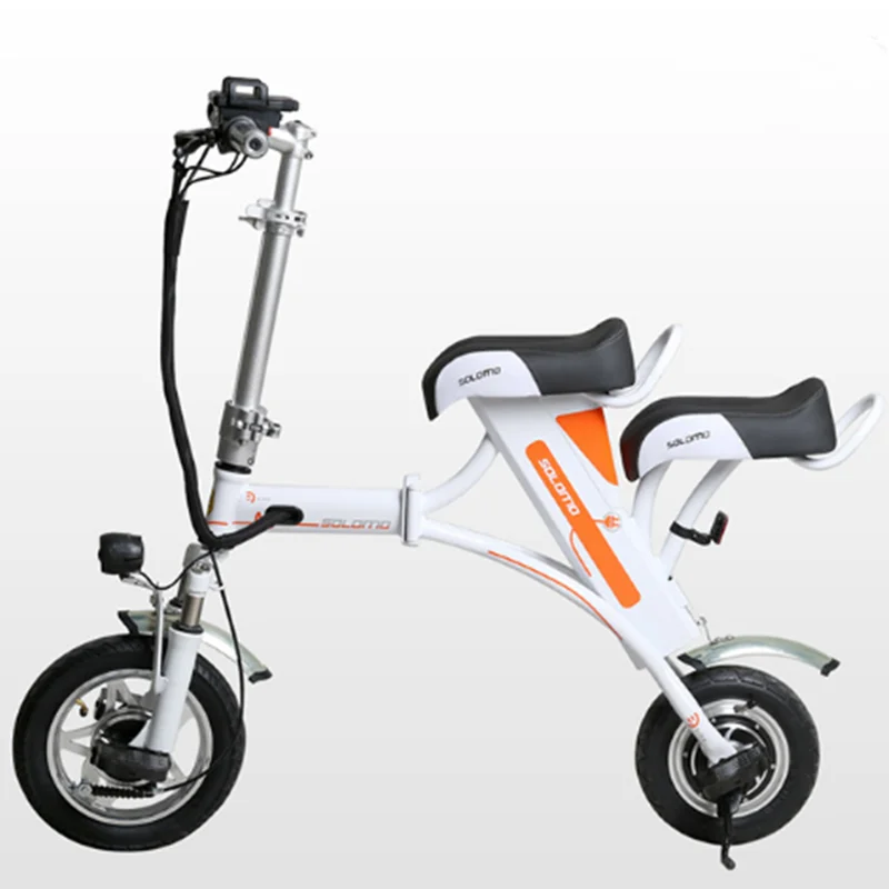 Easy Bring Small Electric Vehicle Two Seat Foldable Mini Bike Electric