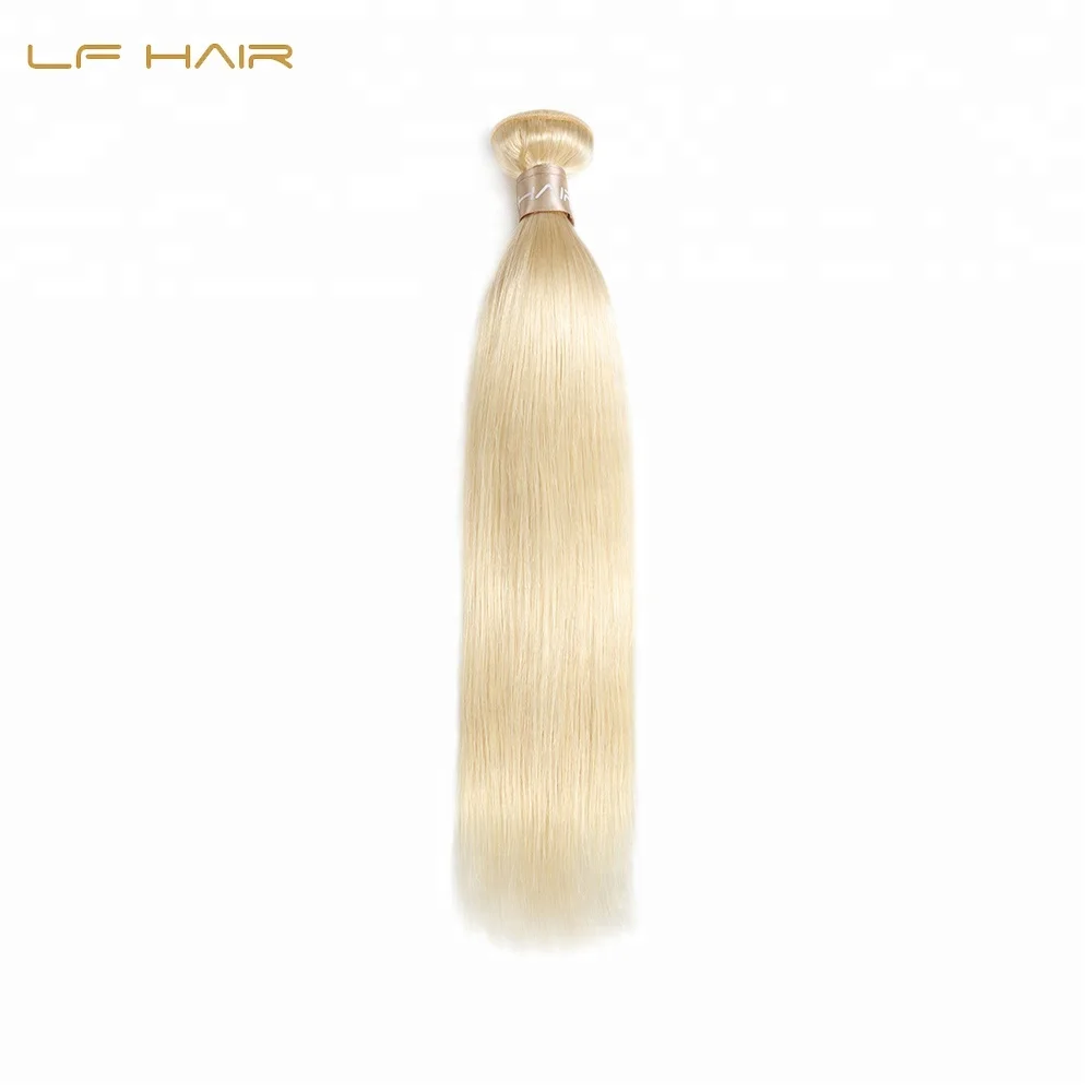 

Full Cuticle Silky Straight Blonde Hair Bundles Brazilian Virgin Hair Weaving human hair blonde