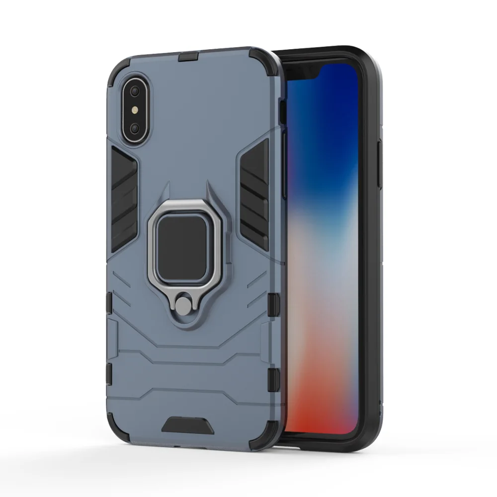 

Magnetic Attraction 360 Degree Rotating Ring Holder phone back cover case for iphone XS XS MAX