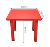 Excellent material assured quality promotional plastic dining table and chair