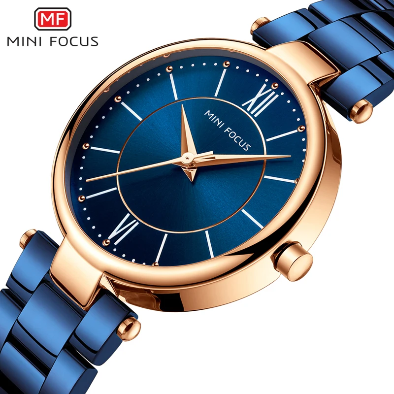 relojes de mujer Luxury Mini Focus 0189 Brand Women Fashion Bracelet Stainless Steel Waterproof Lady Minimalist Quartz Watch Hot
