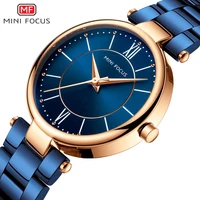 

relojes de mujer Luxury Mini Focus 0189 Brand Women Fashion Bracelet Stainless Steel Waterproof Lady Minimalist Quartz Watch Hot