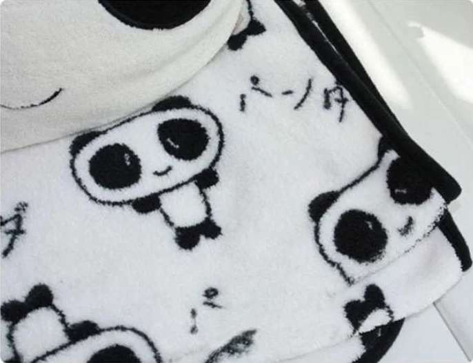 panda plush blanket