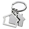 OEM/ODM Laser Logo Metal Blank Hotel Room Keychain Custom Made Key Chain