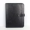 High class new style pu leather cover multifunction notebook with pen leather executive computer notebook