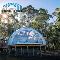 

outdoor diameter 6m geodesic dome tent for advertising