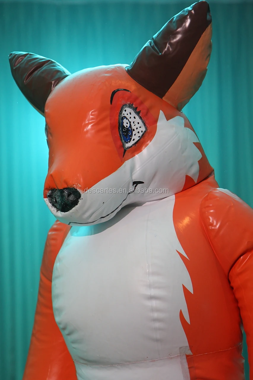 Unsealed Outdoor Inflatable Fox Moving Mascot Costume For Adults Buy Inflatable Fox Moving