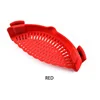 High Quality Flexible Food Grade Clip-On Silicone Pot Strainer