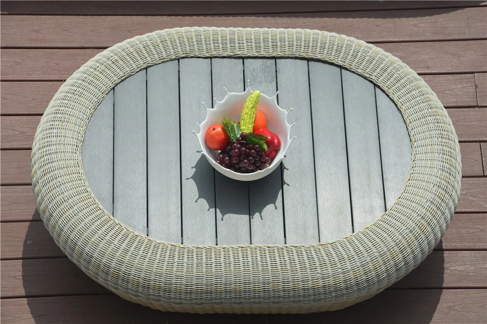 Royal Outdoor Shell Shape Couch Bird Nest Sofa Lounger Garden Wicker