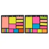 Pack of 600 Index Tabs, Bookmark Stickers and Memo Flags - Color Coded Sticky Notes Self Stick Note Pads Post Notes for Students