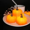 Homemory Electric Battery Operated Flickering Halloween Pumpkin Light LED Candle Flameless for Party Decoration