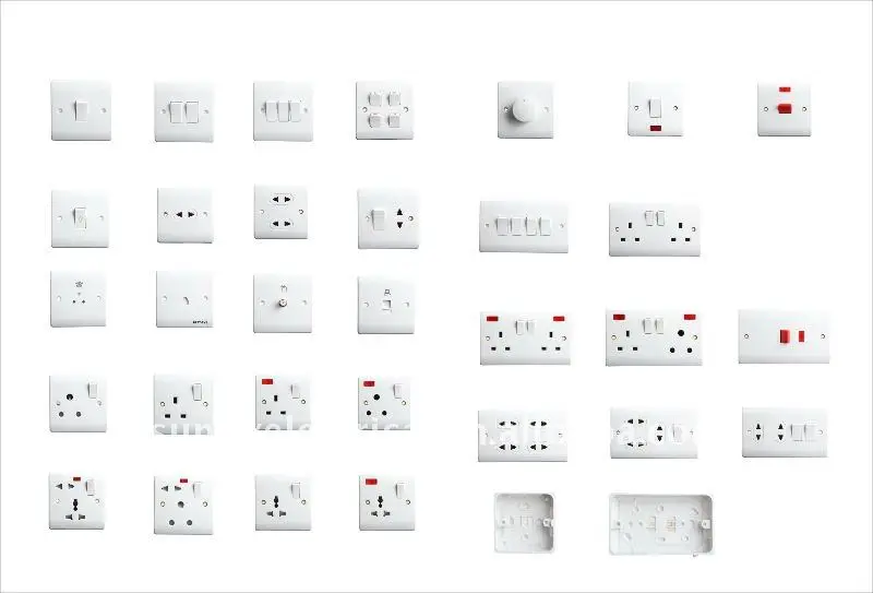 Functional 15amp And 13amp Wall Switch Socket Outlet Buy Wall Switch