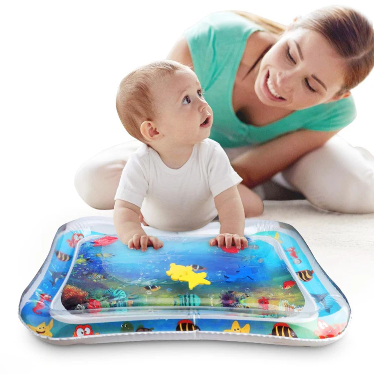 
Inflatable Baby Toddler Infant Tummy Time Water play Mat  (62045491357)