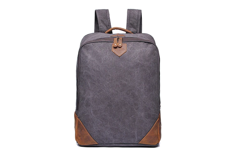 wholesale backpack manufacturers china custom hiking school outdoor waxed travelling canvas back pack