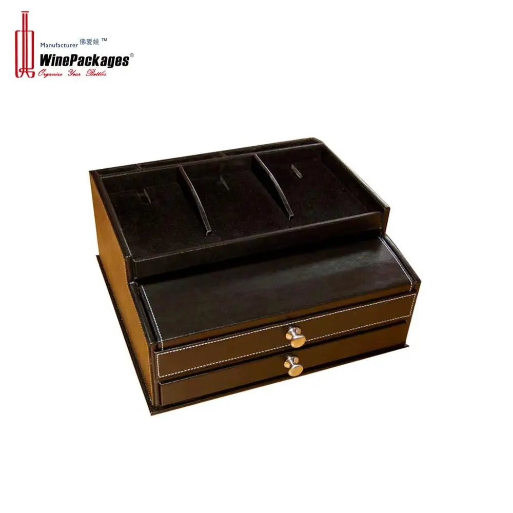 Shopping mall phone desktop advertising leather charging station box