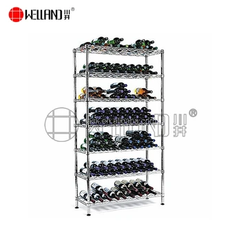 large metal storage shelves