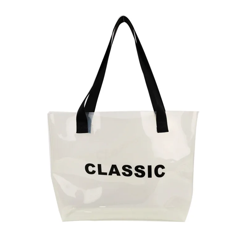 

Clear Plastic Large Vinyl Tote Bags