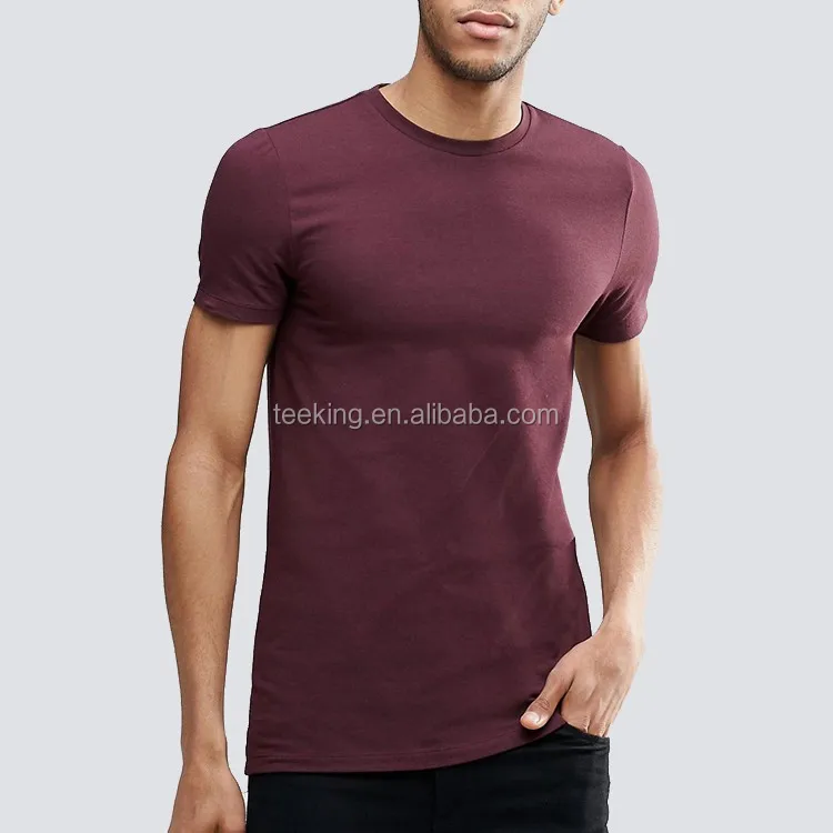 

Wholesale Slim Fit Gym 95% Cotton 5% Spandex Mens t shirts, Any color is available