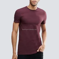 

Wholesale Slim Fit Gym 95% Cotton 5% Spandex Mens t shirts