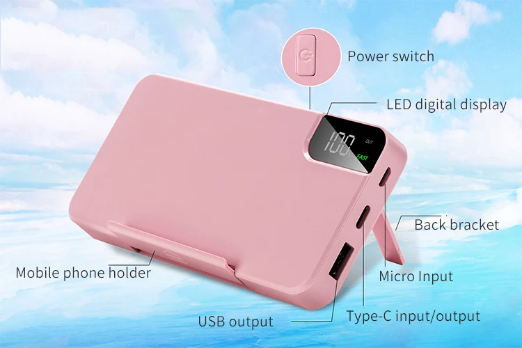 High Quality Universal 10000mAh Type C PD USB Fast Charger Power Bank OEM for Mobile Phones - ANKUX.COM