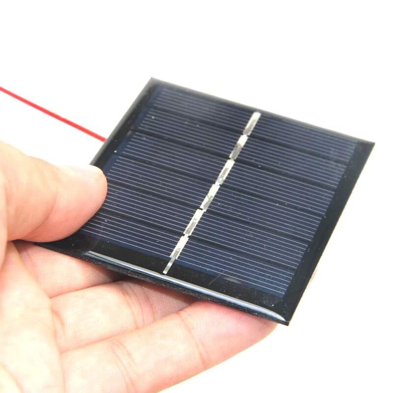 3 V Mini Célula Solar DIY Carregador