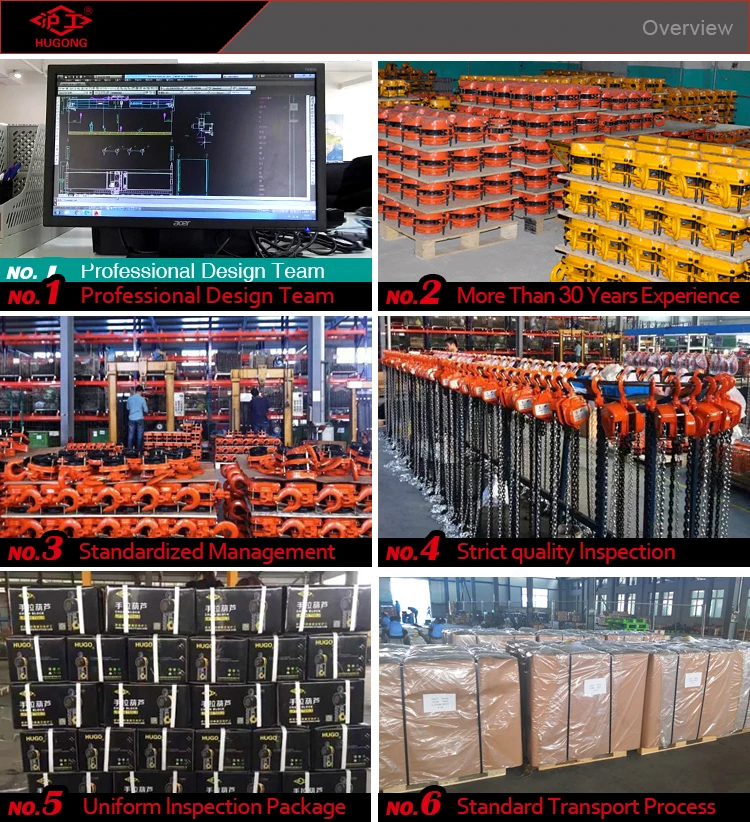 Made in China manual chain block chainsaw crain hoist chain