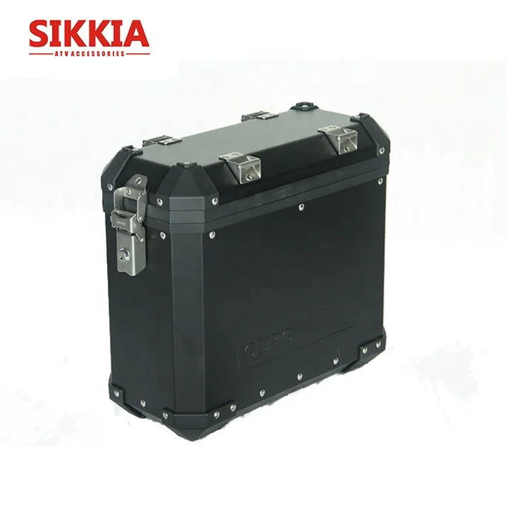 

Motorcycle pannier case with Stainless steel racks