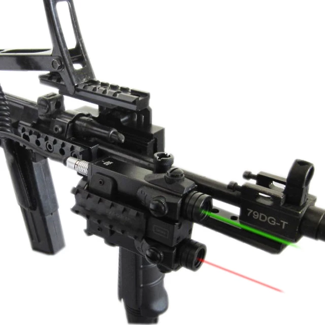 

532nM green laser and 650nM red laser combo tactical military accessories
