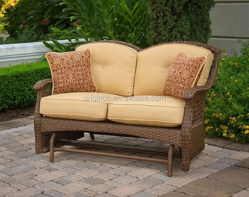 Mesh Wicker Woven Living Accents Outdoor Furniture Set Waterproof