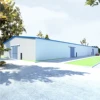 Prefabricated Steel warehouse / workshop / hangar / hall steel structure workshop