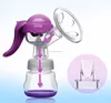 Manual type hands free breast milk storage pumps with PP bottles