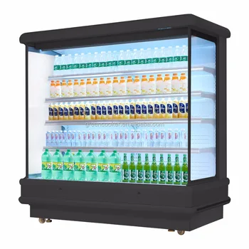 Open Front Air Curtain Impulse Multideck Display Showcase Cooler