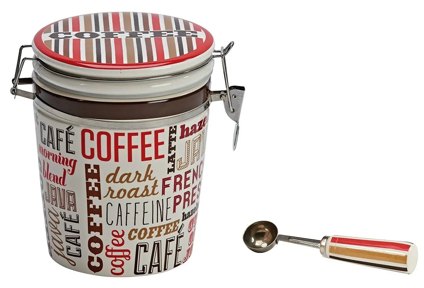 coffee canister with scoop