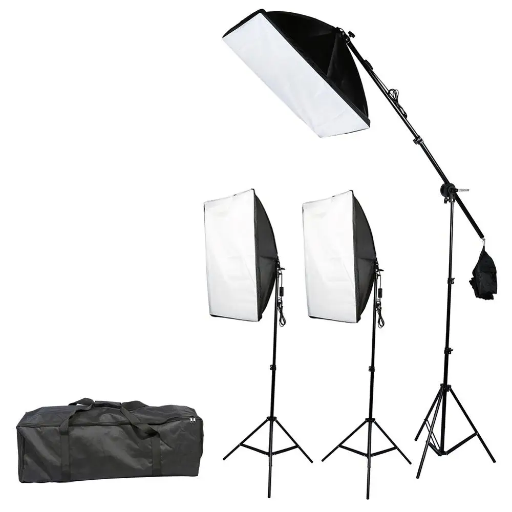 

Lightdow 200W Photographic Equipment 20x28 Softbox Continuous Output Lighting Photo Studio Soft Light Bundle, N/a