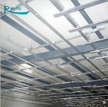 T Frame Suspended Ceiling T Grid Aluminum Exposed Ceiling Grid View T Bar Ceiling Parts Kingway Product Details From Qingdao Kingway Construction