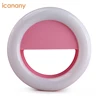36 White LEDs Beauty selfie portable flash camera ring light with USB Charging Cable in Dim Environment