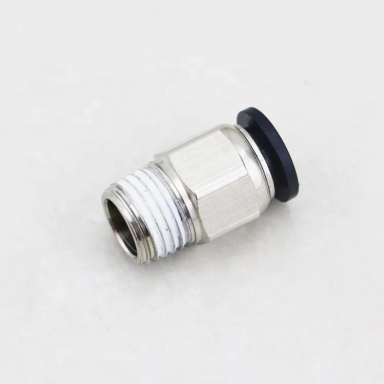 1//2BSP Rosca Macho Recto Neumático Accesorios 14mm tubo de diámetro acoplador rápido