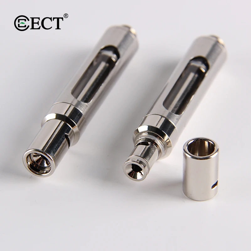 

2019 Hot Newest Vape Cartridges 510 Pressing type Threading Kenjoy C5 1.0ml Carts Clear Vaporizer smart carts for Thick Oil, Silver;gold;rainbow