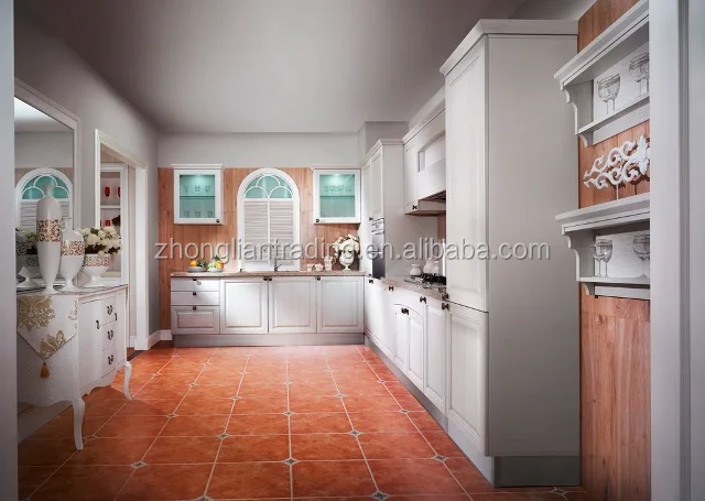 China factory simple designs aluminum profile kitchen cabinet