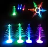 Wholesale Fiber optic Christmas tree colorful Led light stars Christmas gifts