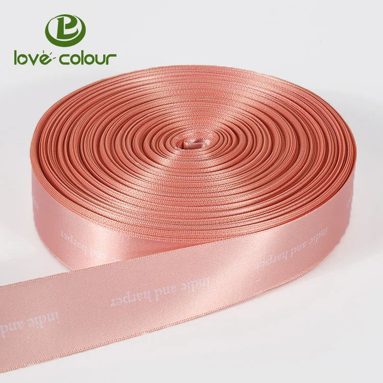 Stamping satin ribbon