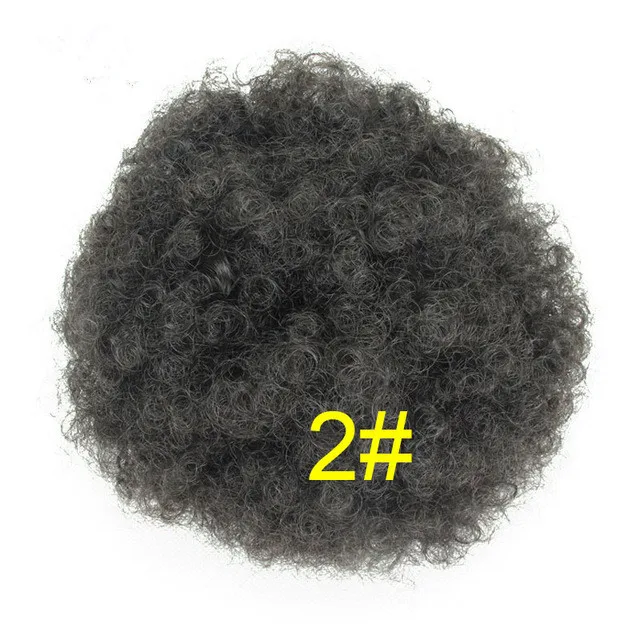 Synthetic hair Curly Chignon Bun Hairpiece Clip-In Natural Color Low Temperature Fiber.jpg