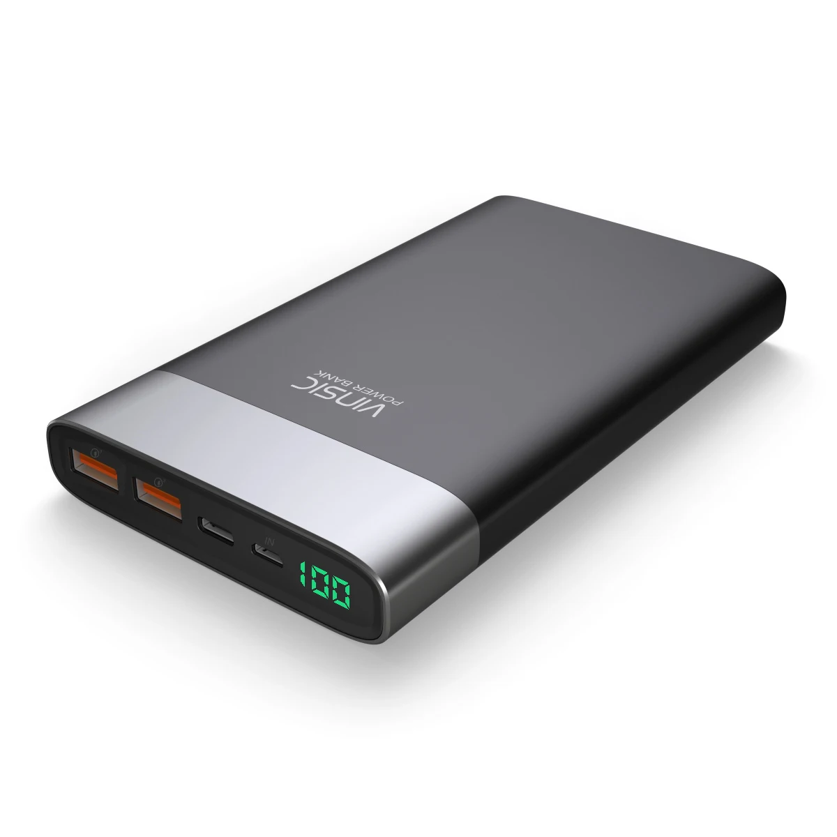 

Worldwide brand Vinsic type c USB-c 20000mah quick charge power bank with much better quality and design than Anker power bank