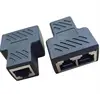 Colorful RJ45 CAT6 Ethernet cable LAN Port 1 to 2 Socket Splitter Network Connector Adapter