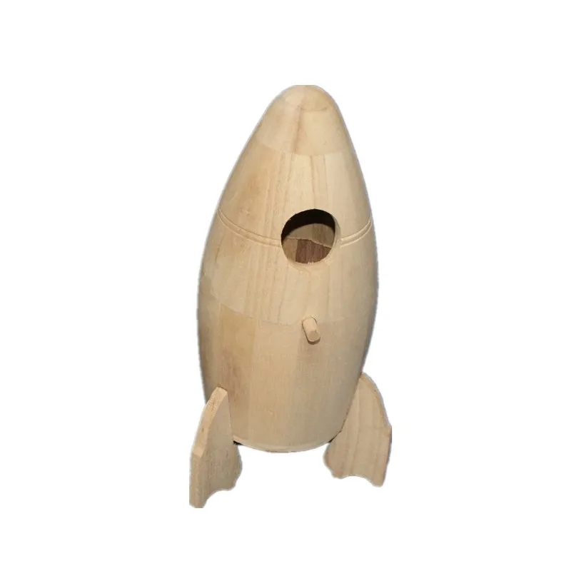 wooden rocket toy