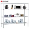 Restaurant Hotel Equipment 4 Adjustable Kitchen Ware Shelf/Commercial Large Kitchenware Plate Dish Storage Rack in White