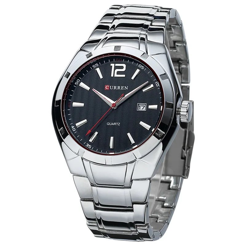 

CURREN 8103 Men's Japan Quartz Watch Luxury Stainless Steel Wrist Watch Date Casual Relogio Masculino, 4 colors