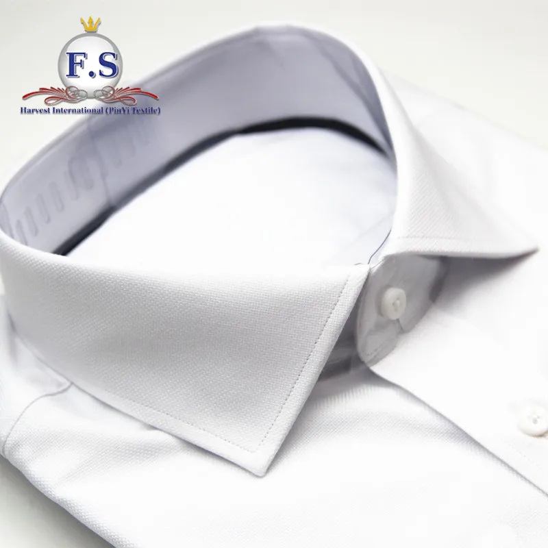 

high end formal 100 cotton pure white non iron  dress shirt