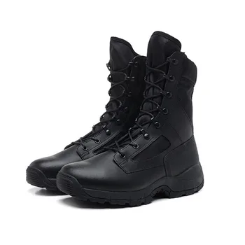 High Level Quality Genuine Leather Army Boots Military Combat Boots ...
